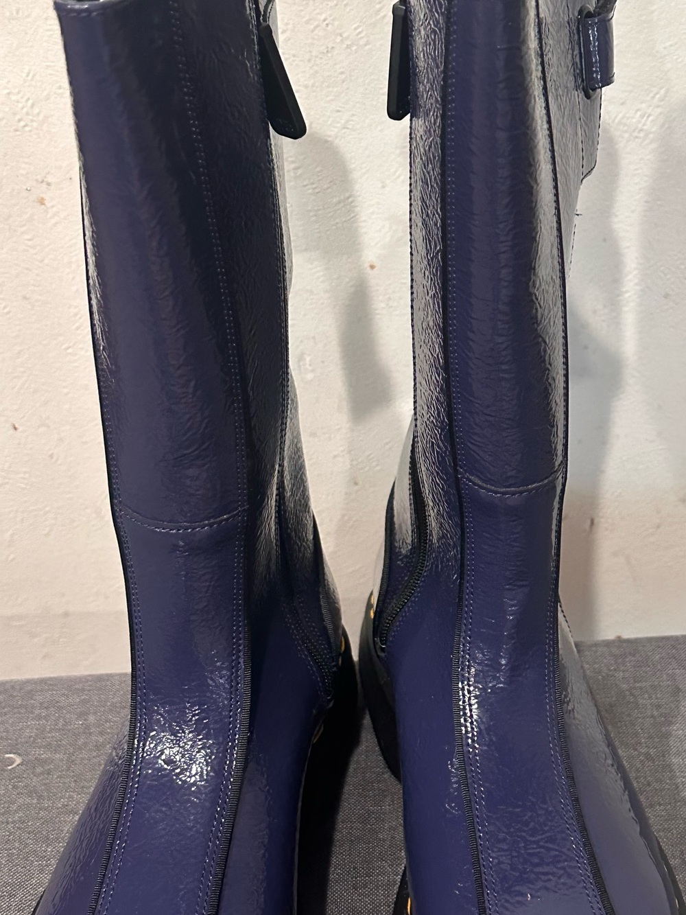 Dr. Martens Buzz Hi Black Leather Platform Boots Women’s 10 New